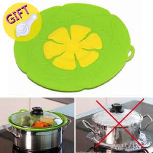 Silicone lid Spill Stopper Cover For Pot Pan Kitchen