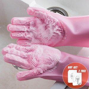 Magic washing gloves